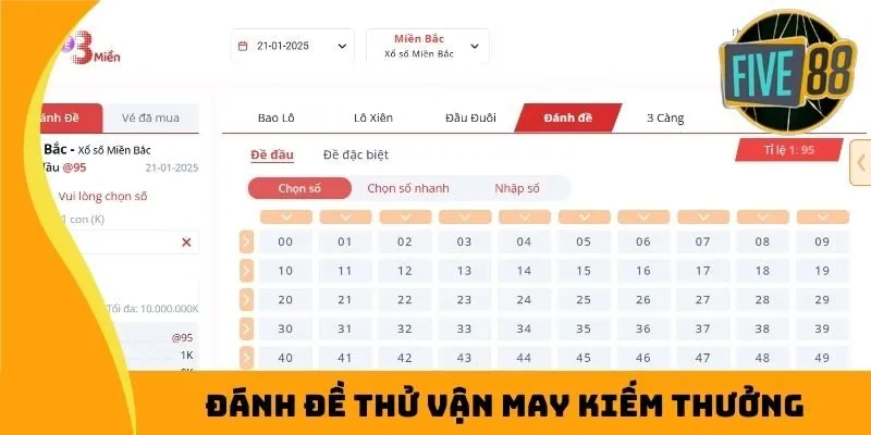 Đánh đề thử vận may kiếm thưởng