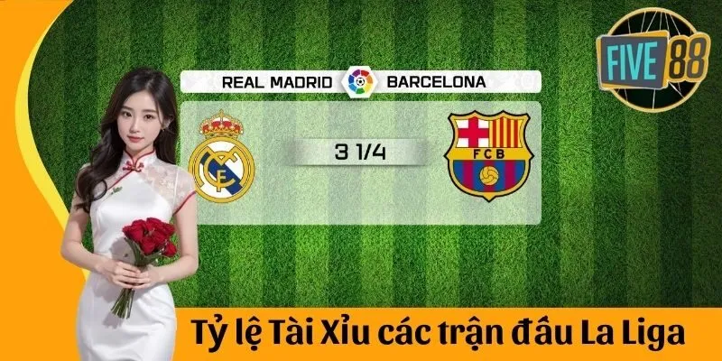 Tỷ lệ Tài Xỉu trong các trận đấu La Liga